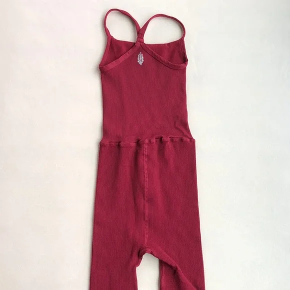 NWOT Free People Happiness Runs Square Neck Onesie - Picture 9 of 12